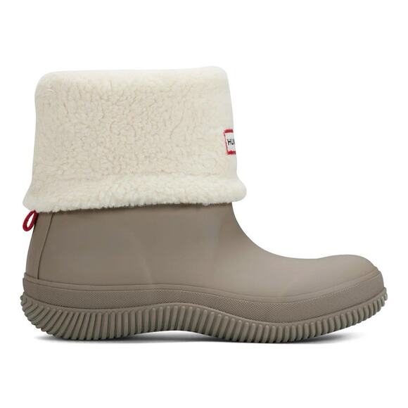 Hunter Women’s Thunor Waterproof Winter Boots Size 10 M Natural Roll Top - Picture 2 of 7